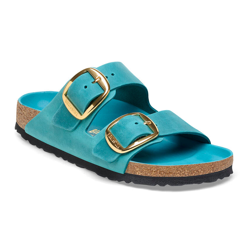 Birkenstock Arizona Big Buckle Oiled Leather - Biscay Bay – Salty