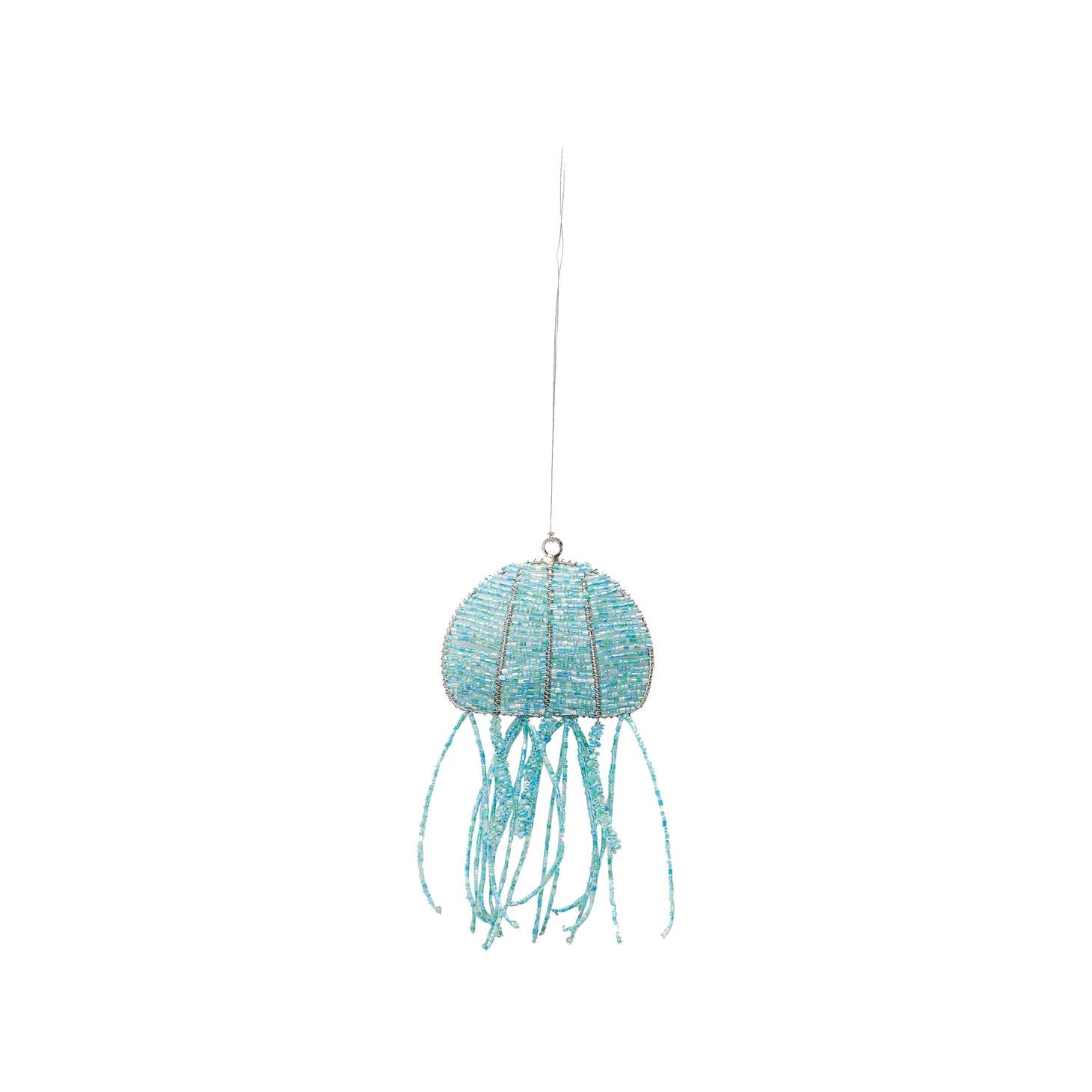 Glass Beaded Hanging Jellyfish - Eclectic Treasures – Eclectic Treasures