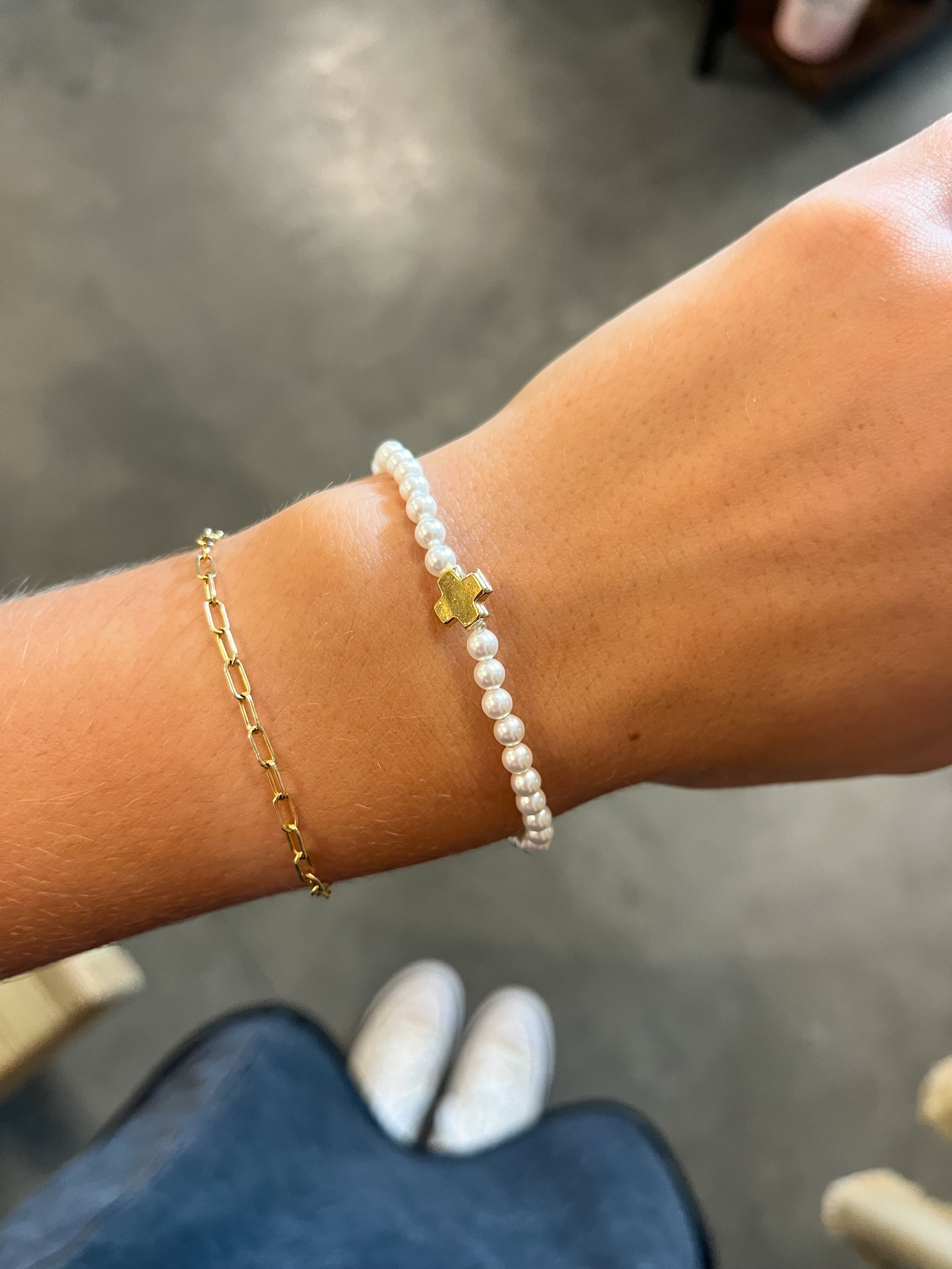 ENEWTON-TOGETHER PEARL 4MM STERLING BRACELET