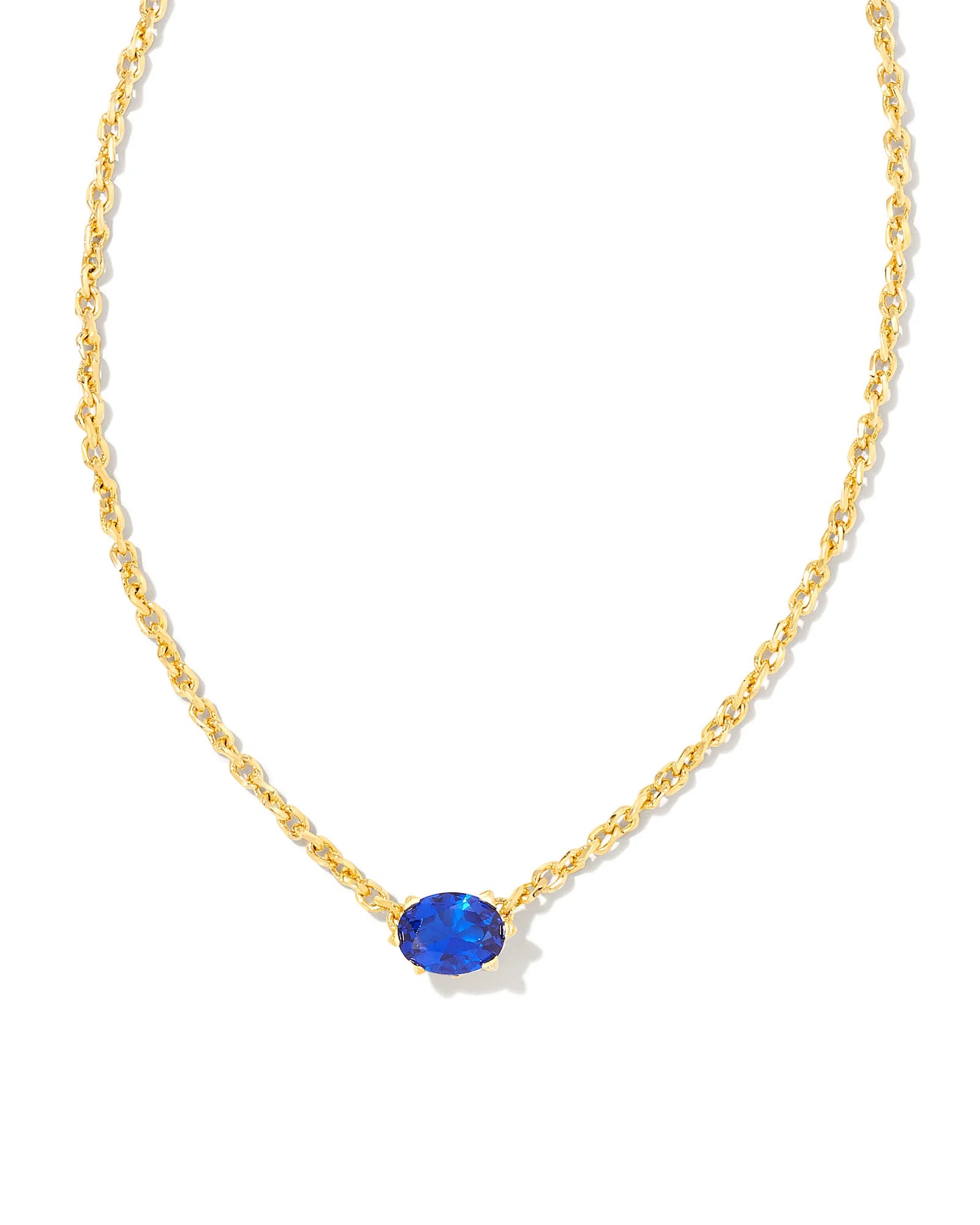 Cailin Crystal Pendant Necklace – Gold Ivory Mother of Pearl main image 1