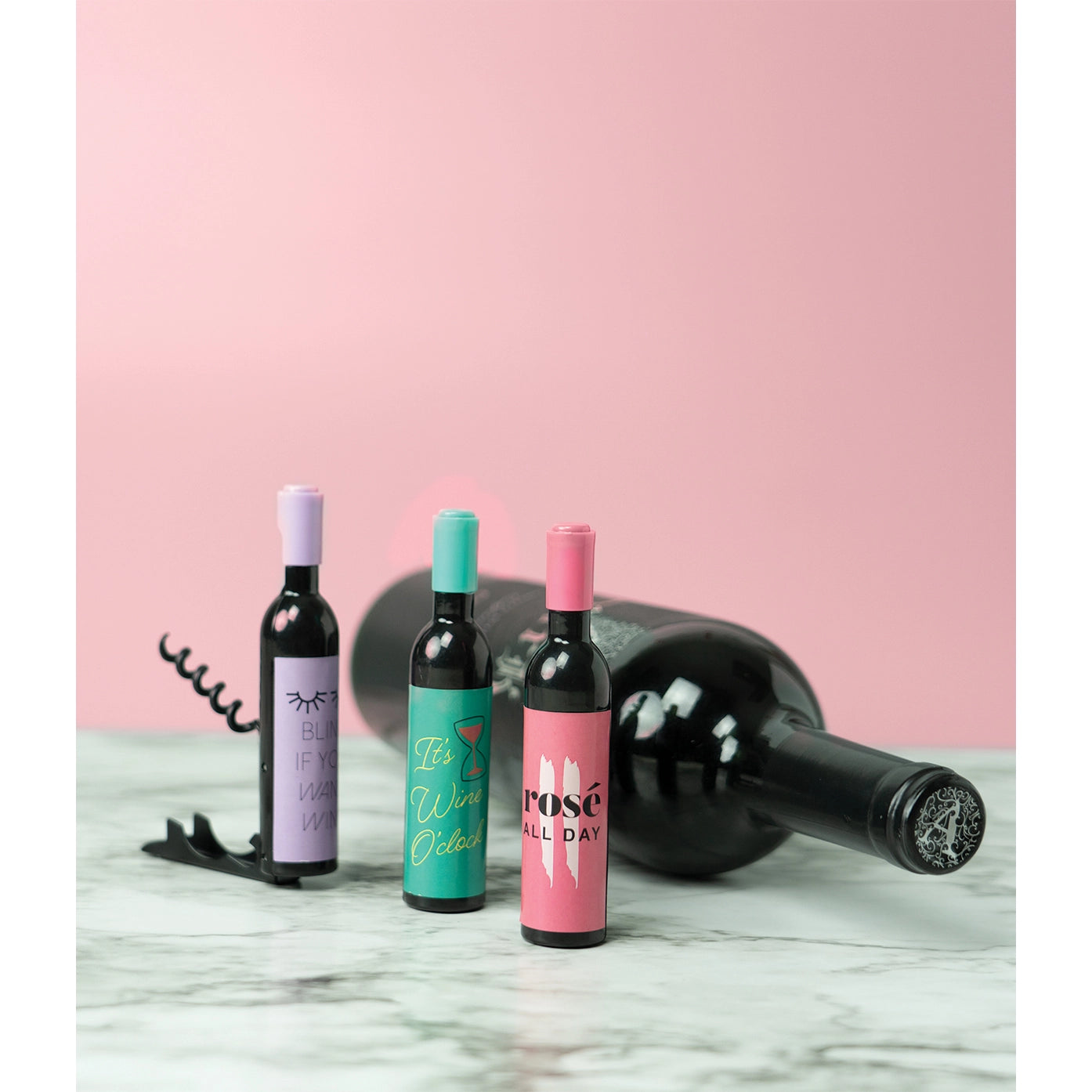 Pop The Party 3in1 Wine & Bottle Cap Opener Salty Chic