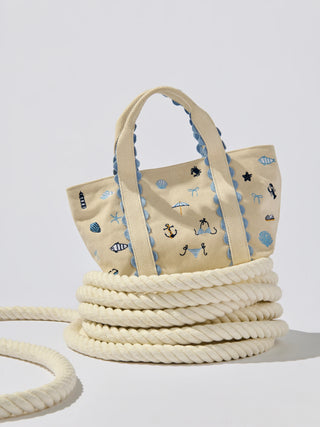Shiraleah Coastal Icons Mini Tote
