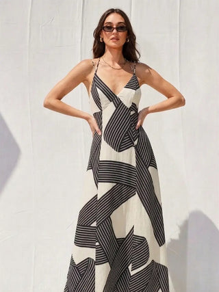 Open Back Maxi Dress