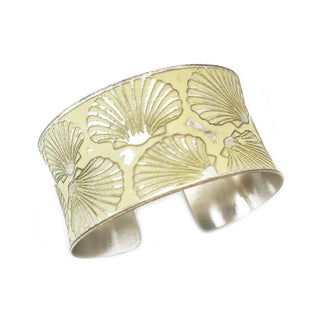 Coastal Silver Patina Cuff Bracelets