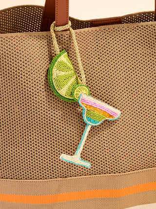 Shiraleah Lime/Margarita Beaded Bag Charm