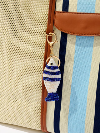 Shiraleah Fish Beaded Bag Charm