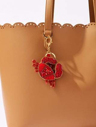 Shiraleah Crab Beaded Bag Charm
