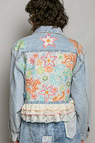 Heirloom Bloom Denim Jacket