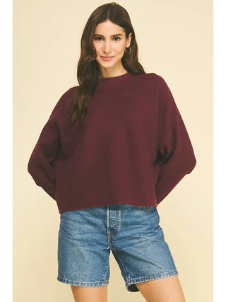 Dolman Sleeves Sweater Top