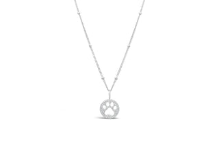Stia Pave Paw Necklace