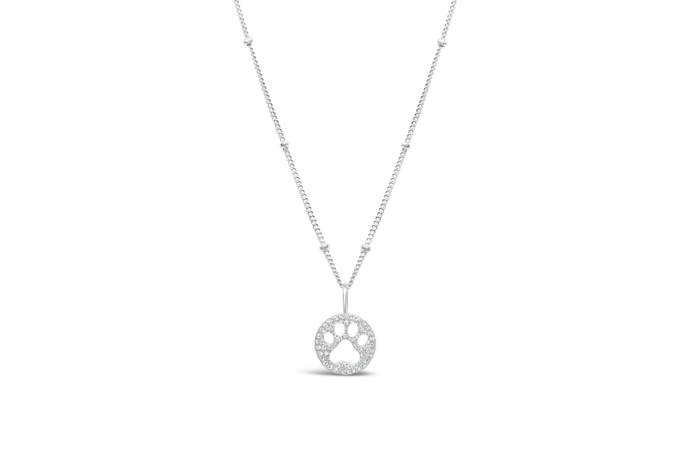 Stia Pave Paw Necklace