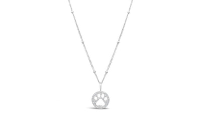 Stia Pave Paw Necklace