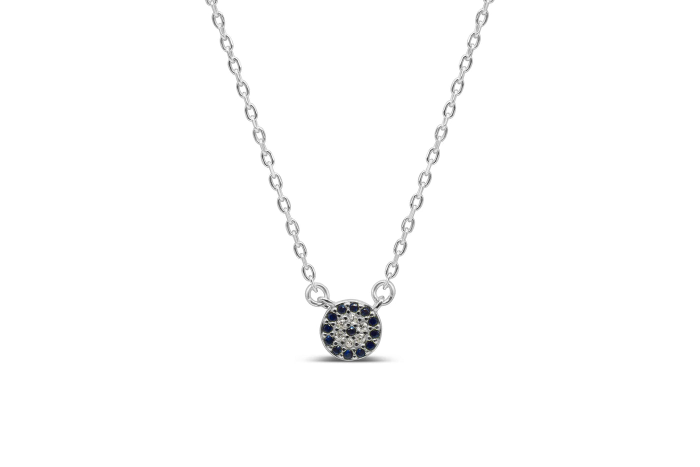 Stia Itty Bitty Pretty - Evil Eye Disc Necklace