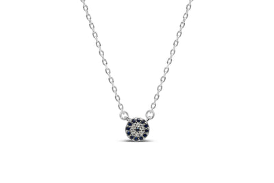 Stia Itty Bitty Pretty - Evil Eye Disc Necklace