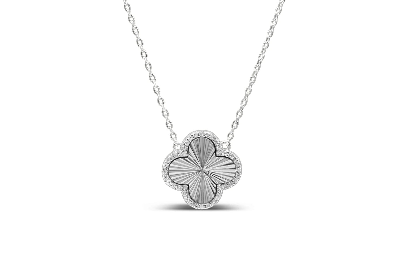 Stia Shine Bright! Burst Clover Necklace