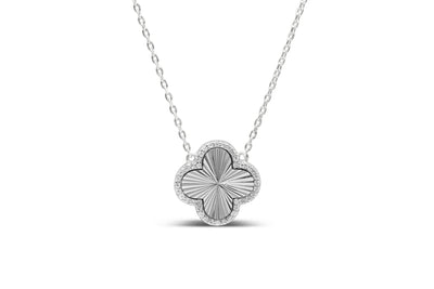 Stia Shine Bright! Burst Clover Necklace