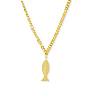 Salty Cali Golden Fish Necklace