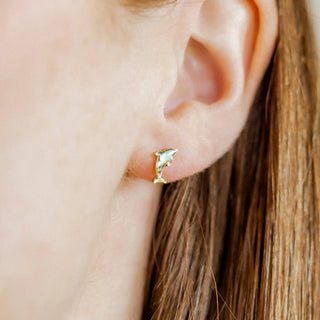 Linny Co Screwback Stud Earrings - Midnight Dolphin