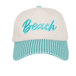 Beach Cursive Two-Toned Trucker Hat