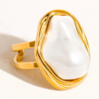 Cameron Pearl Adjustable Ring