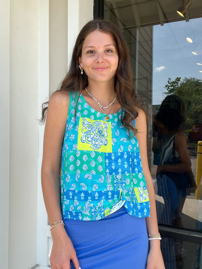 Escape By Habitat Paisley Patch Regatta Tank