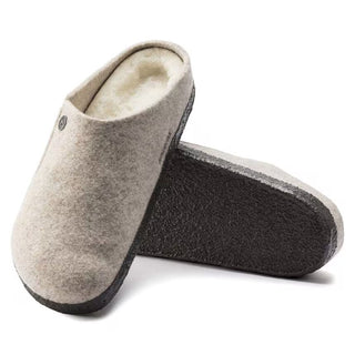 Birkenstock Zermatt Shearling - Wool Felt Eggnog (Narrow)