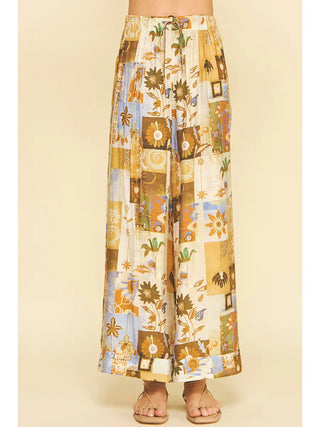 Patchwork Floral Pant