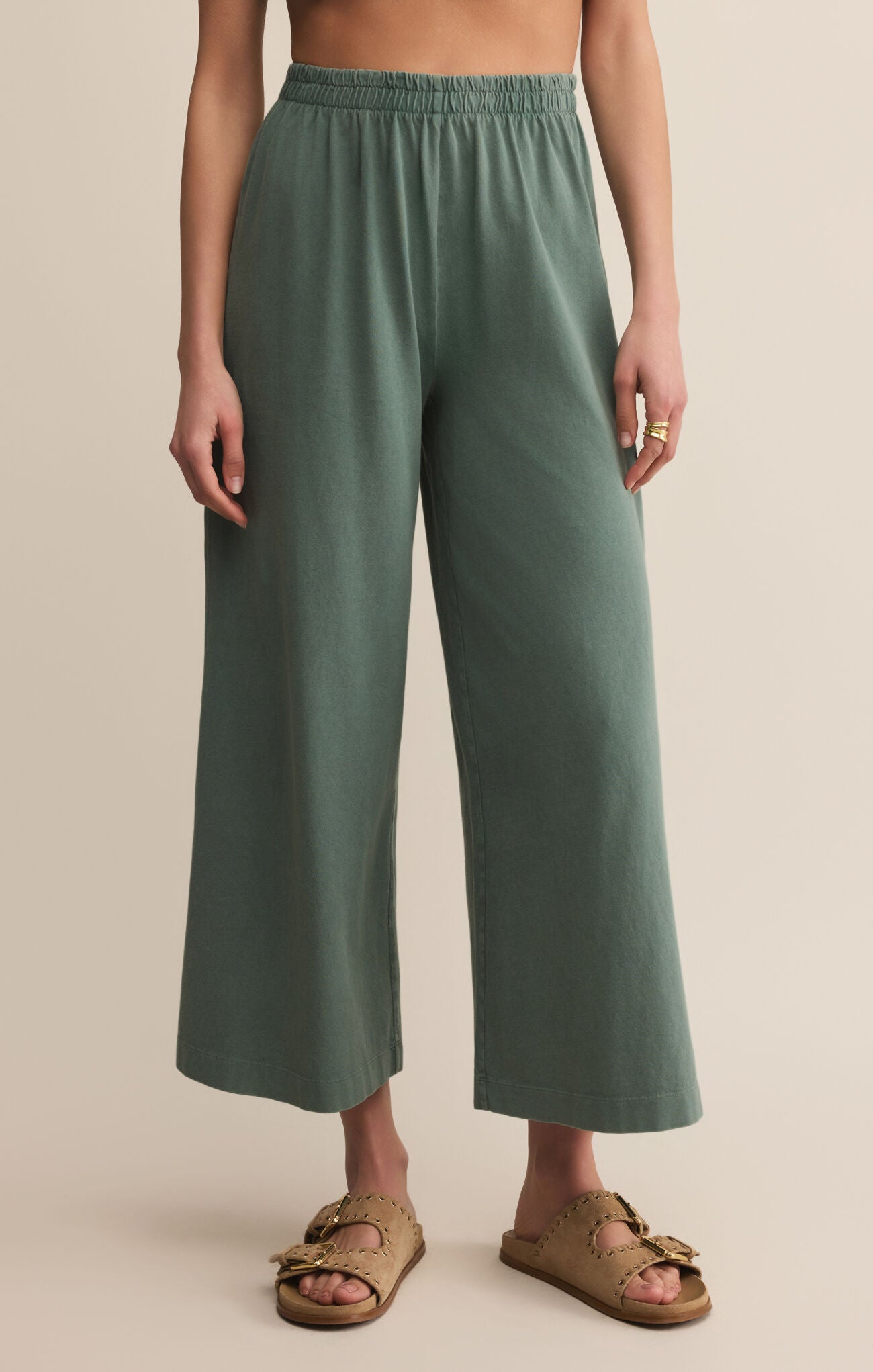 Z Supply Scout Jersey Crop Flare Pant