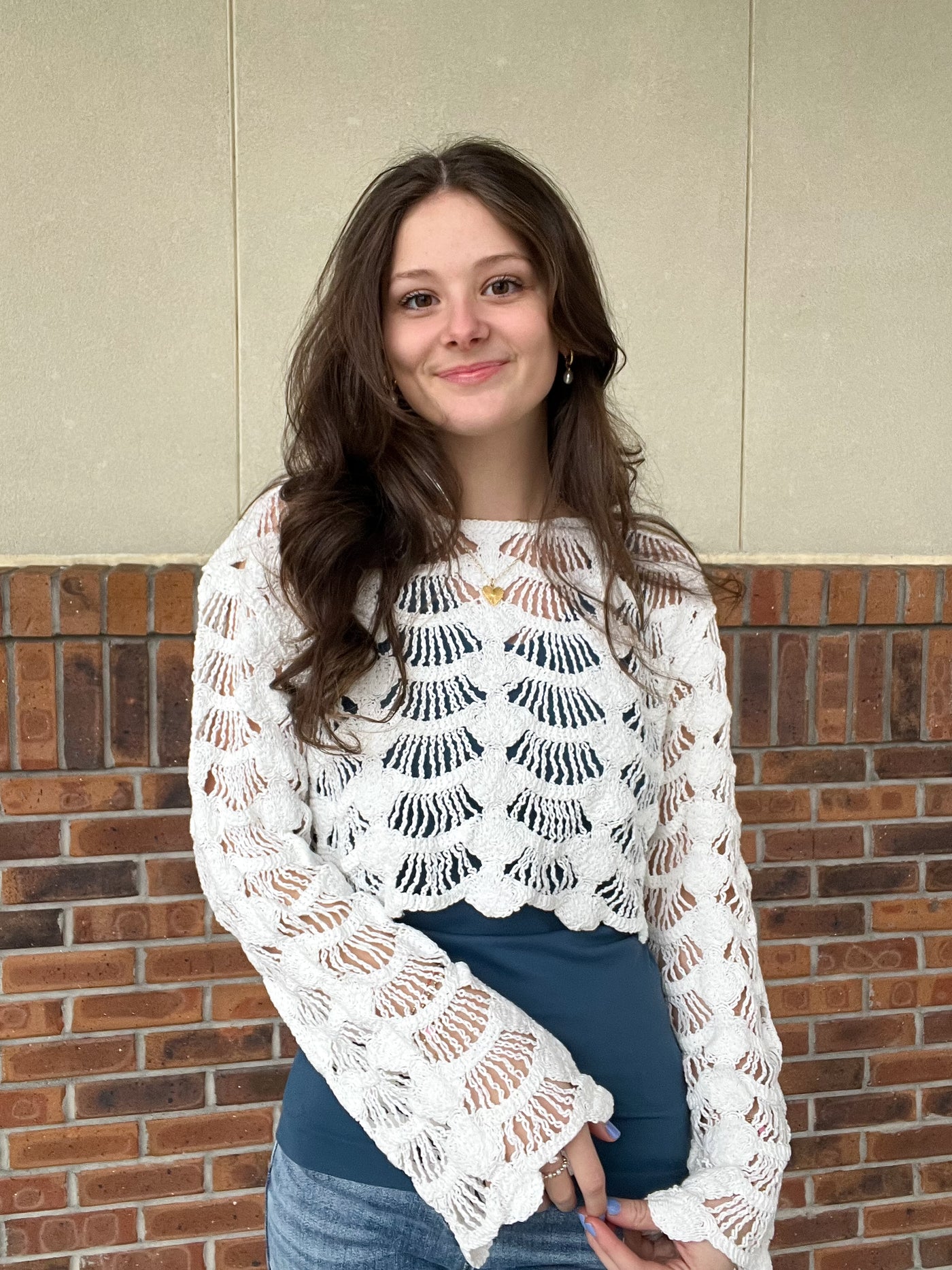 Pol Callie Crochet Top