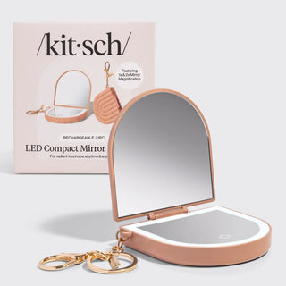 KITSCH Terracotta Compact Mirror Keychain
