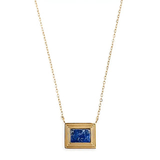Linka Gold Lapis Necklace