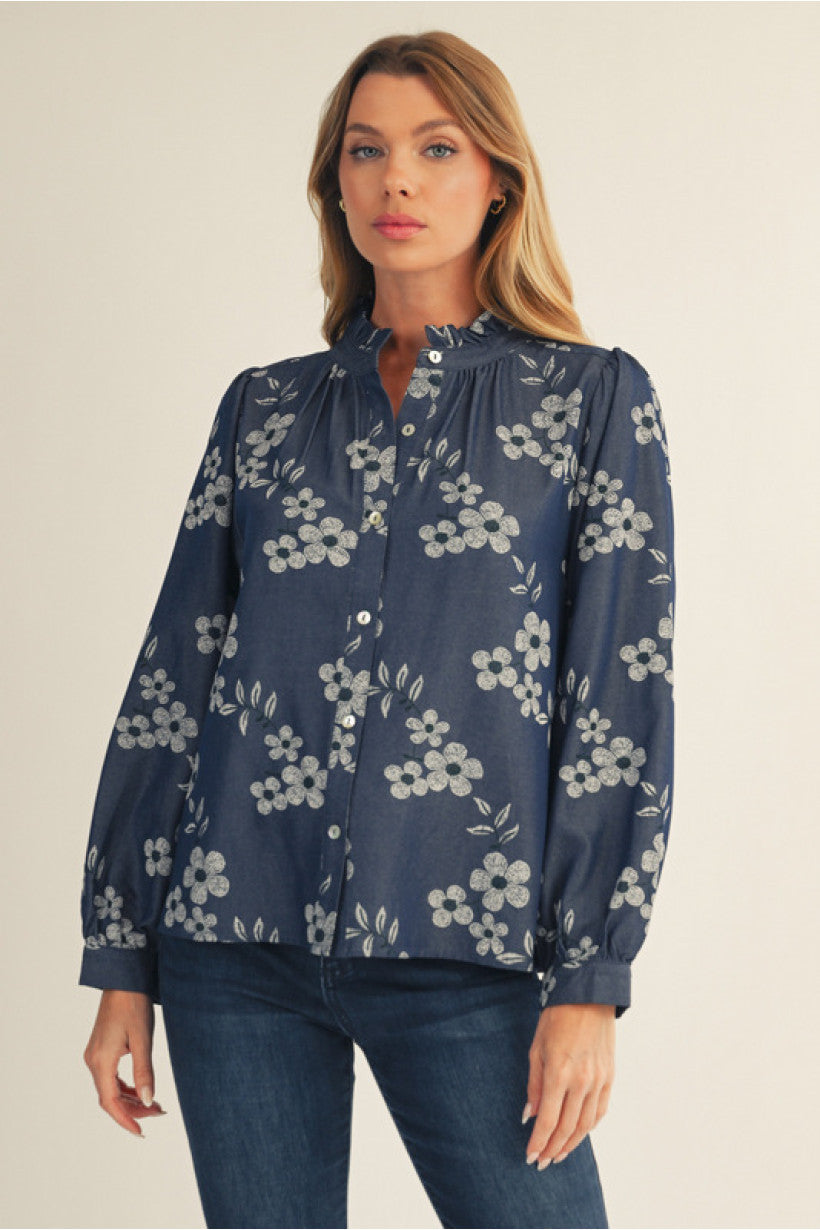 Joanne Floral Top