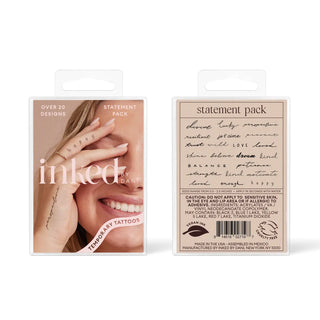 Inked by Dani Temporary Tattoo Packs