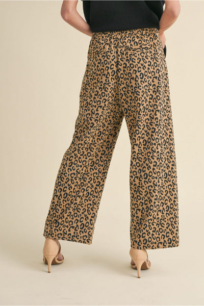 Lizzie Leopard Print Pants