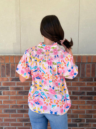 Umgee Folk Art Print Top