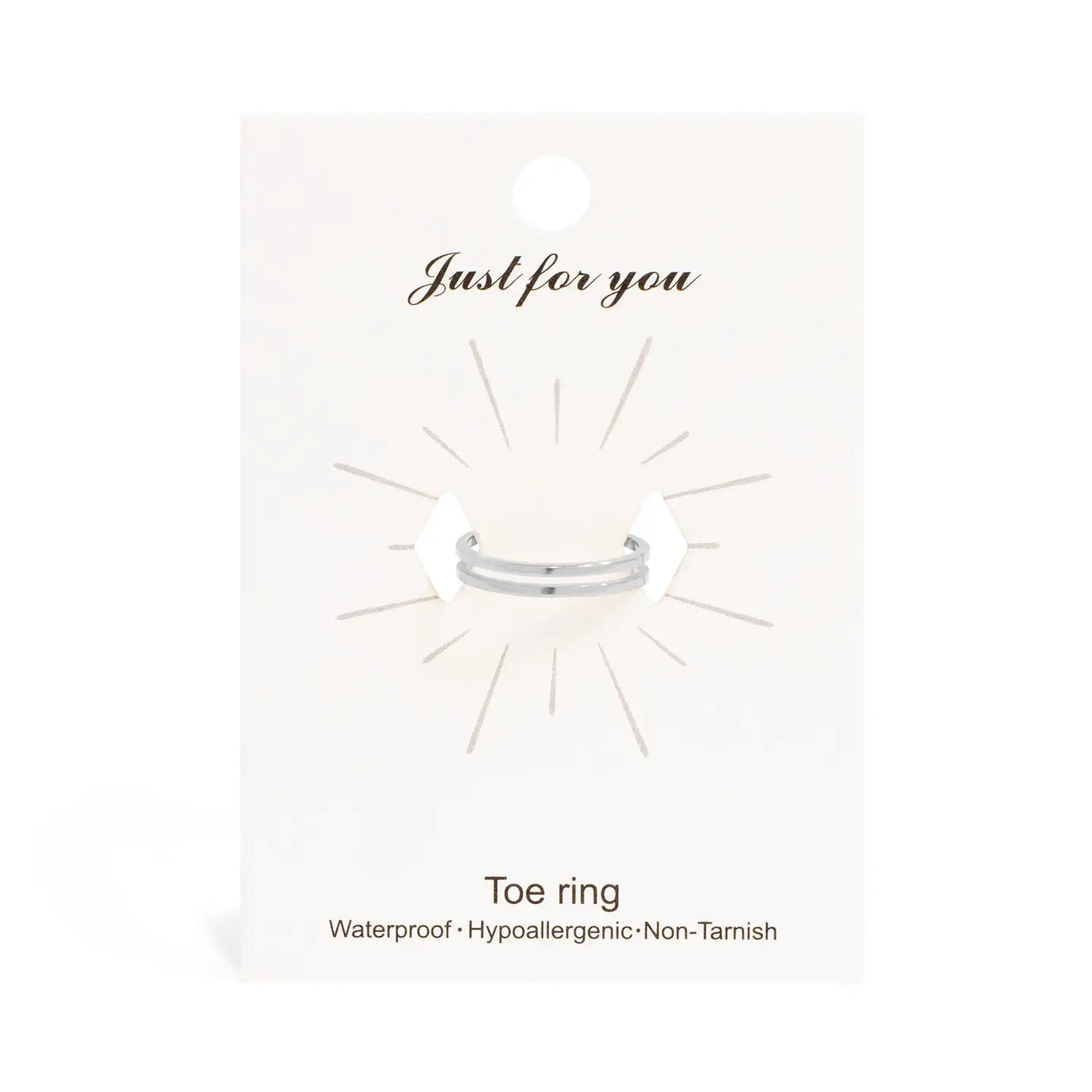 Adjustable Double Bar Toe Ring
