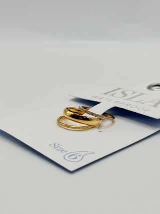 Isla Simple Shine Stack Rings