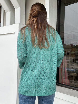 Leaf It Behind Sweater Top