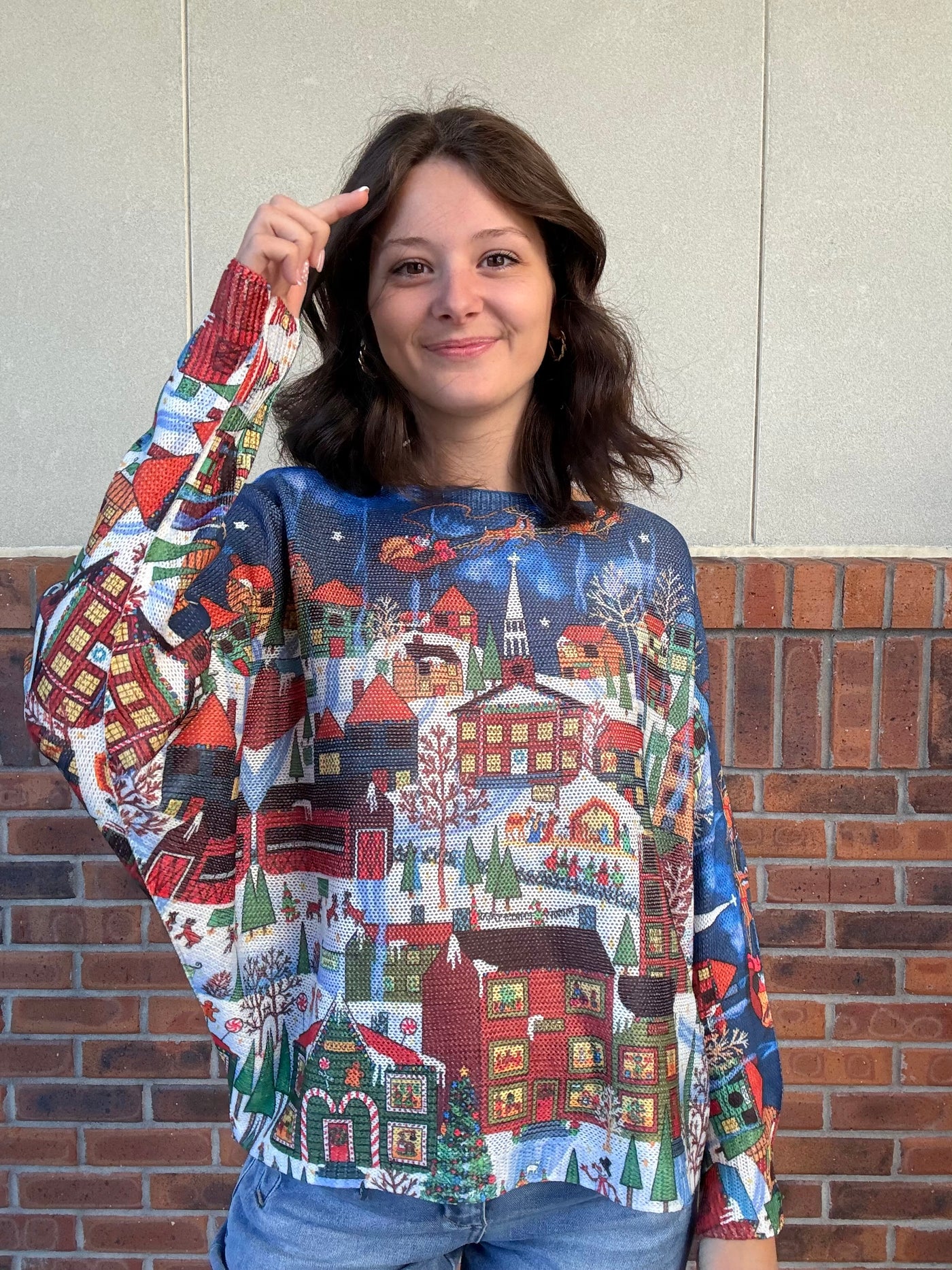 Festive City One-Size Sweater