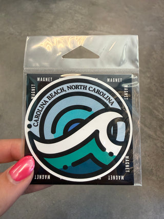 Wave Carolina Beach NC Magnet