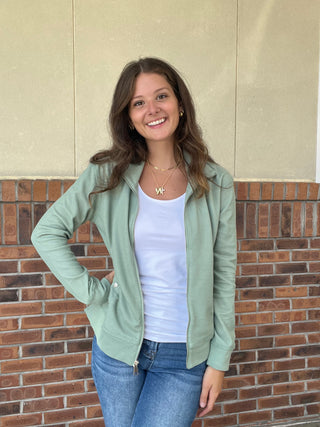 LuLu B Lightweight Full zip jacket