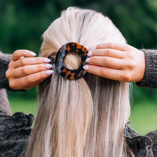 Teleties New Flat Circle Hair Clip - Small