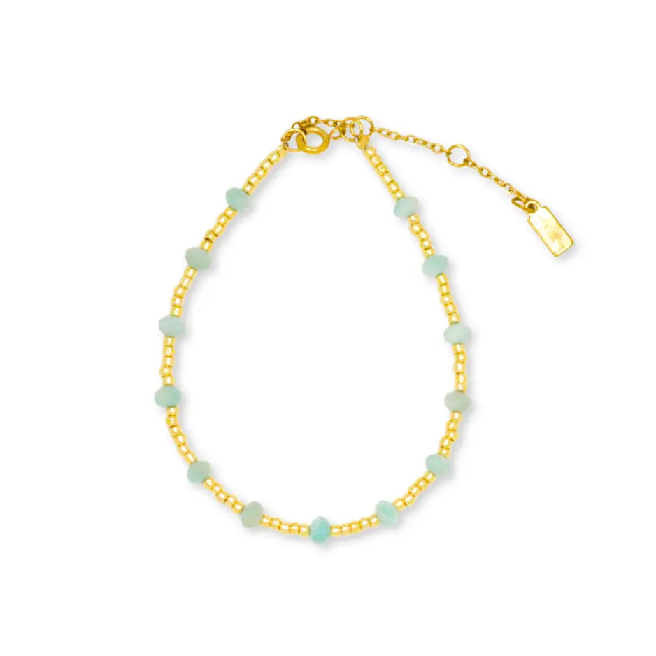 Salty Cali Beaded Gemstone Bracelet