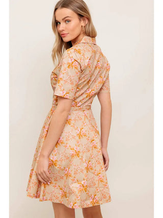Button Down Mini Dress