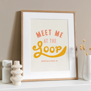 Wrightsville Beach, NC Loop Art Print
