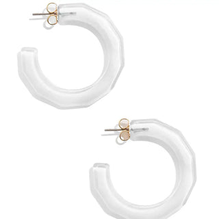 Zenzii Small Textured Hoop Earring