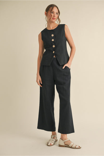 Liza Linen Flare Pants