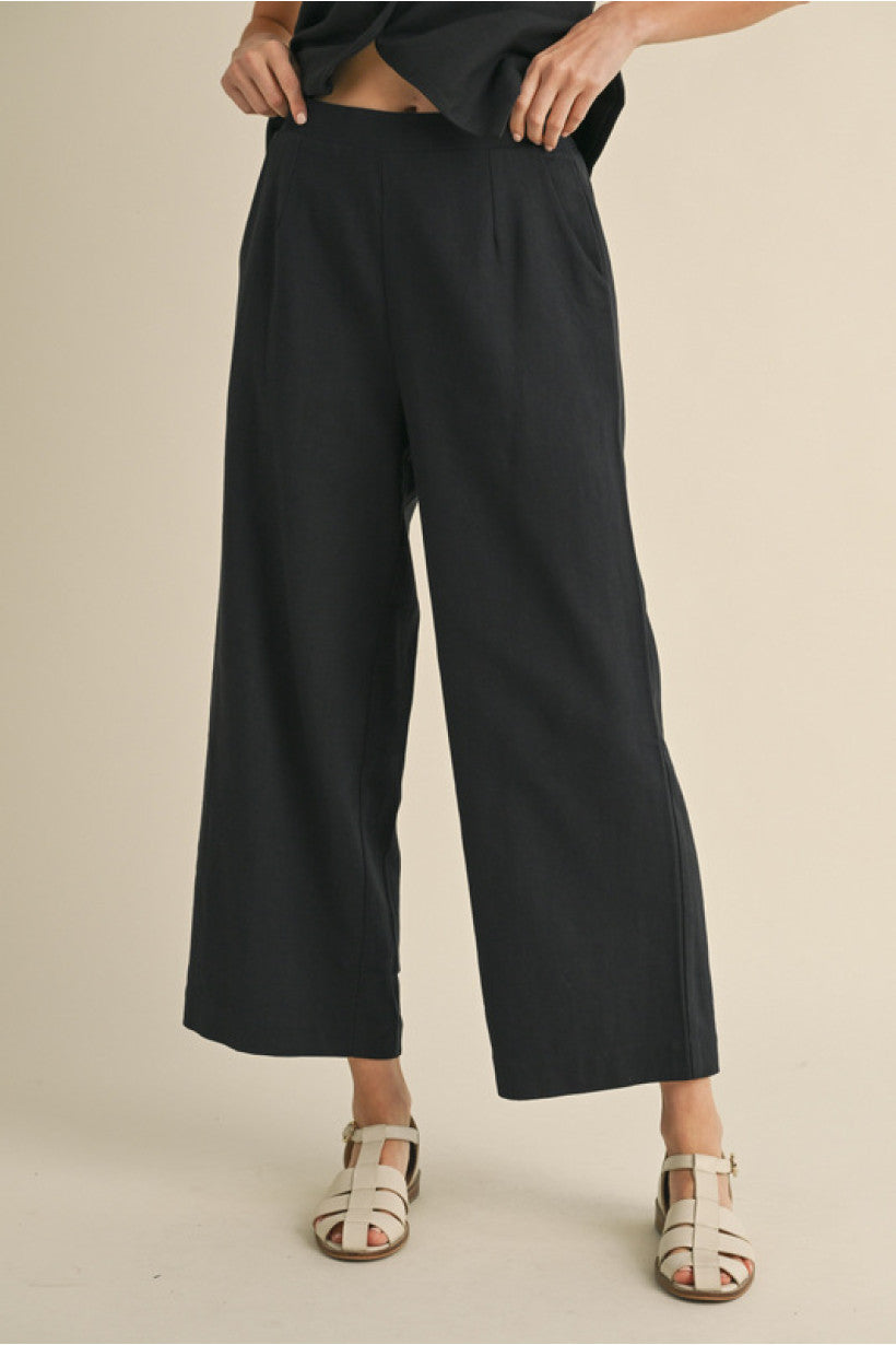 Liza Linen Flare Pants
