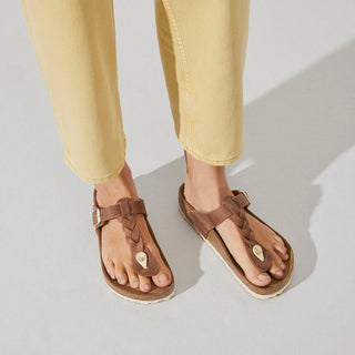 Birkenstock Gizeh Oiled Leather - Cognac
