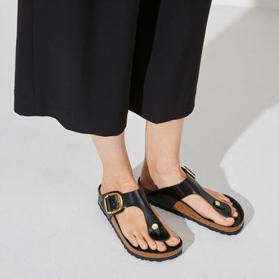 Birkenstock Gizeh Big Buckle - High Shine Black